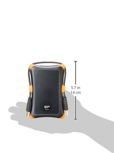 Silicon Power Rugged Armor Externe Harde Schijf | 1TB | USB 3.2 | Zwart 5 Silicon Power Rugged Armor Externe Harde Schijf | 1TB | USB 3.2 | Zwart - Afbeelding 5