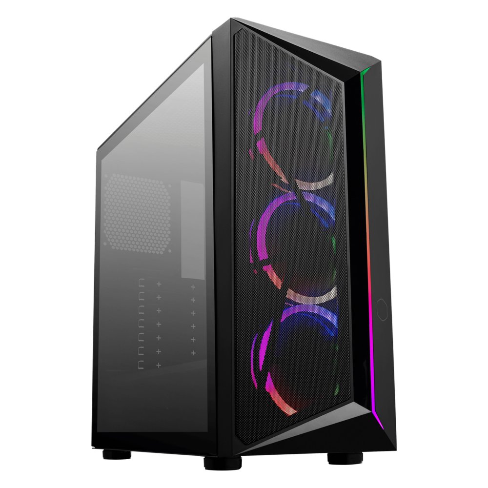 Cooler Master CMP 510 RGB | Midi Tower Case | Zwart 13 Cooler Master CMP 510 RGB | Midi Tower Case | Zwart - Afbeelding 13