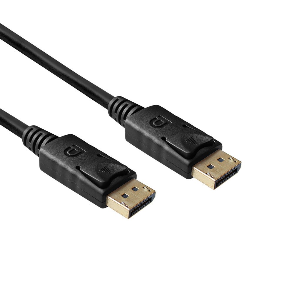 ACT AK4073 | DisplayPort 1.4 Kabel | 2,0m | Zwart 1 ACT AK4074 | DisplayPort-kabel | 3 meter | 4K@60Hz | DP 1.2 | Vergulde connectoren | Zwart