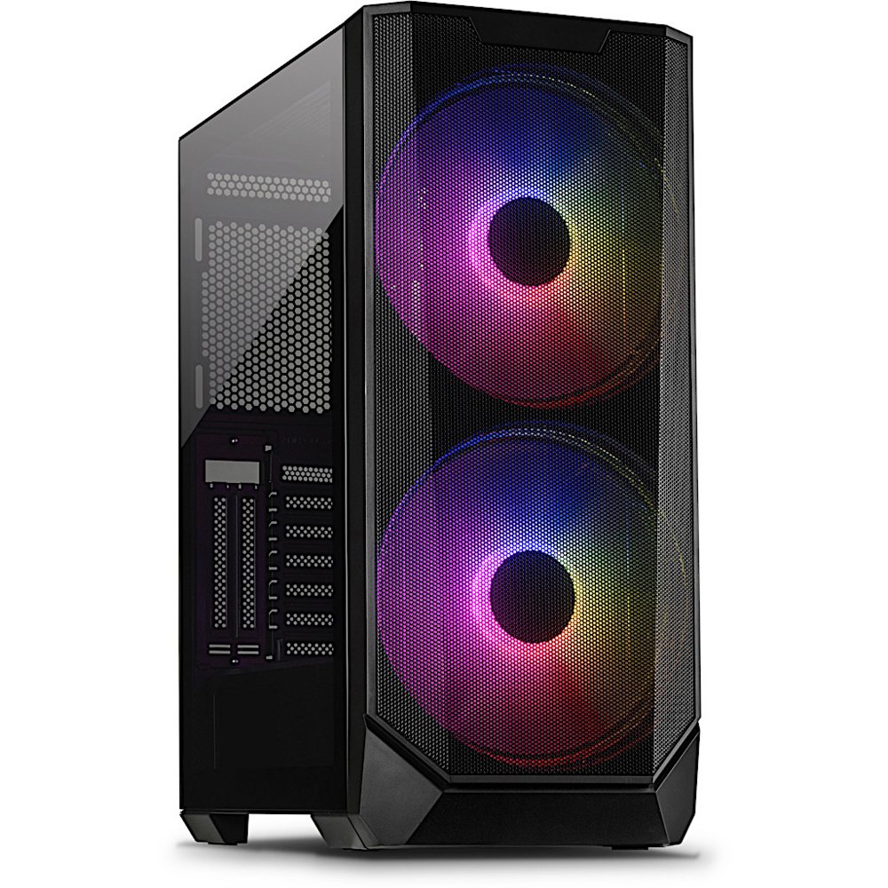 Inter-Tech IT-3503 Airstream RGB | Tower Case | Zwart 1 Inter-Tech IT-3503 Airstream RGB | Tower Case | Zwart