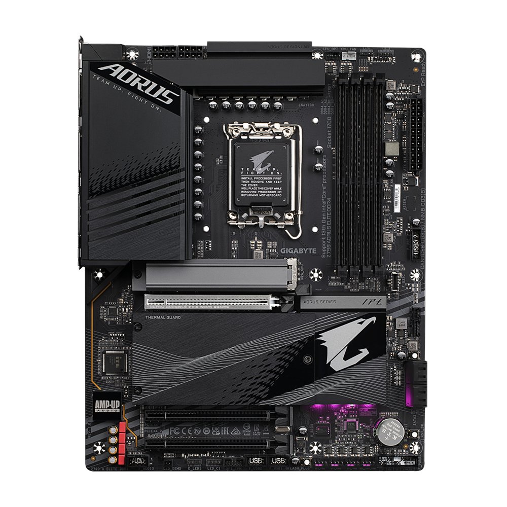 Gigabyte Z790 AORUS ELITE DDR4 | Socket LGA 1700 | Intel Z790 | 4xDDR4 | ATX | Moederbord 2 Gigabyte Z790 AORUS ELITE DDR4 | Socket LGA 1700 | Intel Z790 | 4xDDR4 | ATX | Moederbord - Afbeelding 2