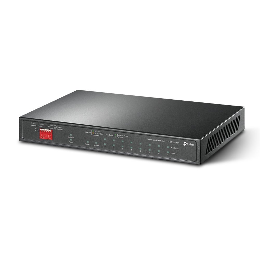 TP-Link TL-SG1210MP | Unmanaged Switch | 10 Poorten | Gigabit Ethernet (10/100/1000 Mbps) | 8x PoE+ | Desktop 3 TP-Link TL-SG1210MP | Unmanaged Switch | 10 Poorten | Gigabit Ethernet (10/100/1000 Mbps) | 8x PoE+ | Desktop - Afbeelding 3