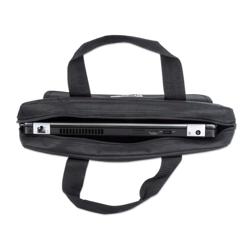 Manhattan London 15.6" Laptop Aktetas | Zwart 4 Manhattan London 15.6" Laptop Aktetas | Zwart - Afbeelding 4