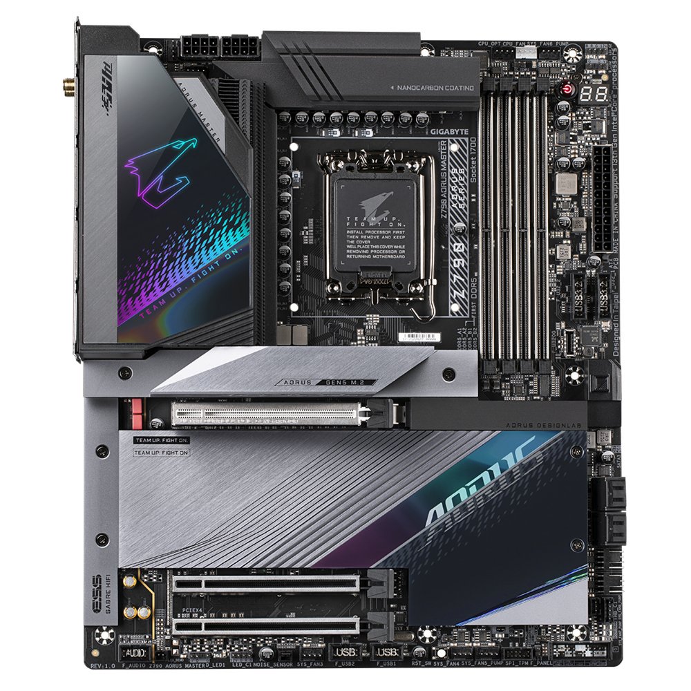 Gigabyte Z790 AORUS MASTER | Socket LGA 1700 | Intel Z790 | 4xDDR5 | Extended ATX | Moederbord 1 Gigabyte Z790 AORUS MASTER | Socket LGA 1700 | Intel Z790 | 4xDDR5 | Extended ATX | Moederbord