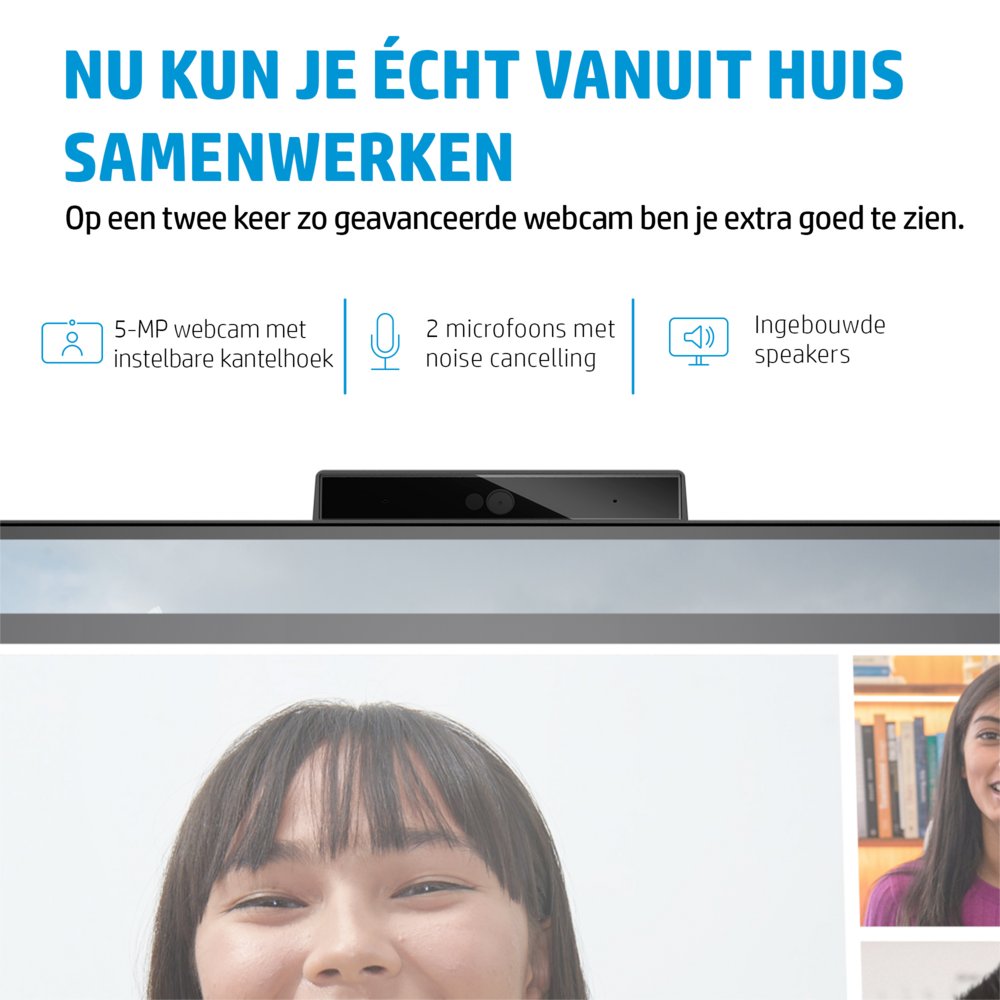 HP E34m G4 34" | 3440x1440 VA | 75Hz | Curved | USB-C | Webcam, Speakers, Microphone | Conference Monitor | Ergonomic Adjustments 10 HP E34m G4 34" | 3440x1440 VA | 75Hz | Curved | USB-C | Webcam, Speakers, Microphone | Conference Monitor | Ergonomic Adjustments - Afbeelding 10