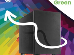 Computers 94 YOURS GREEN | AMD Ryzen 5 5500GT | 16GB RAM | 1TB SSD | HDMI | Windows 11 Professional | Small Form Factor Behuizing