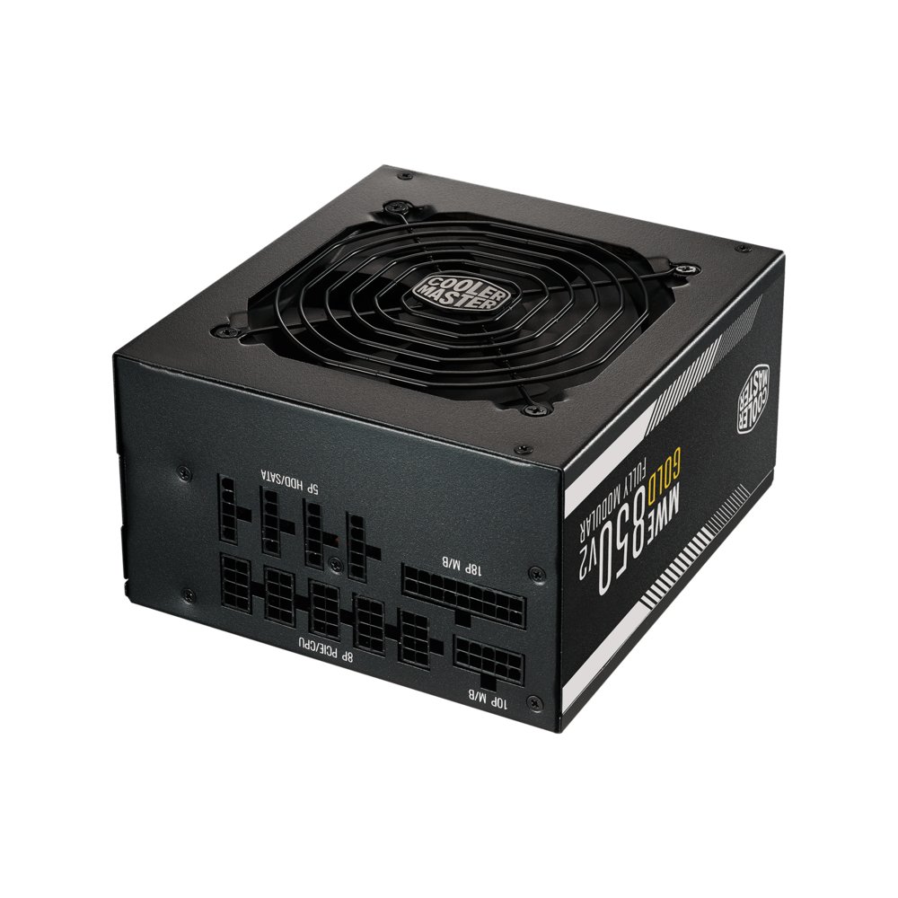 Cooler Master MWE Gold 850 V2 | 850 Watt Gold ATX PSU | Modulair | Power Supply | Voeding 5 Cooler Master MWE Gold 850 V2 | 850 Watt Gold ATX PSU | Modulair | Power Supply | Voeding - Afbeelding 5