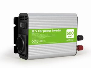 Gembird EG-PWC500-01 | Netvoeding & Inverter Auto | 500 W | Grijs