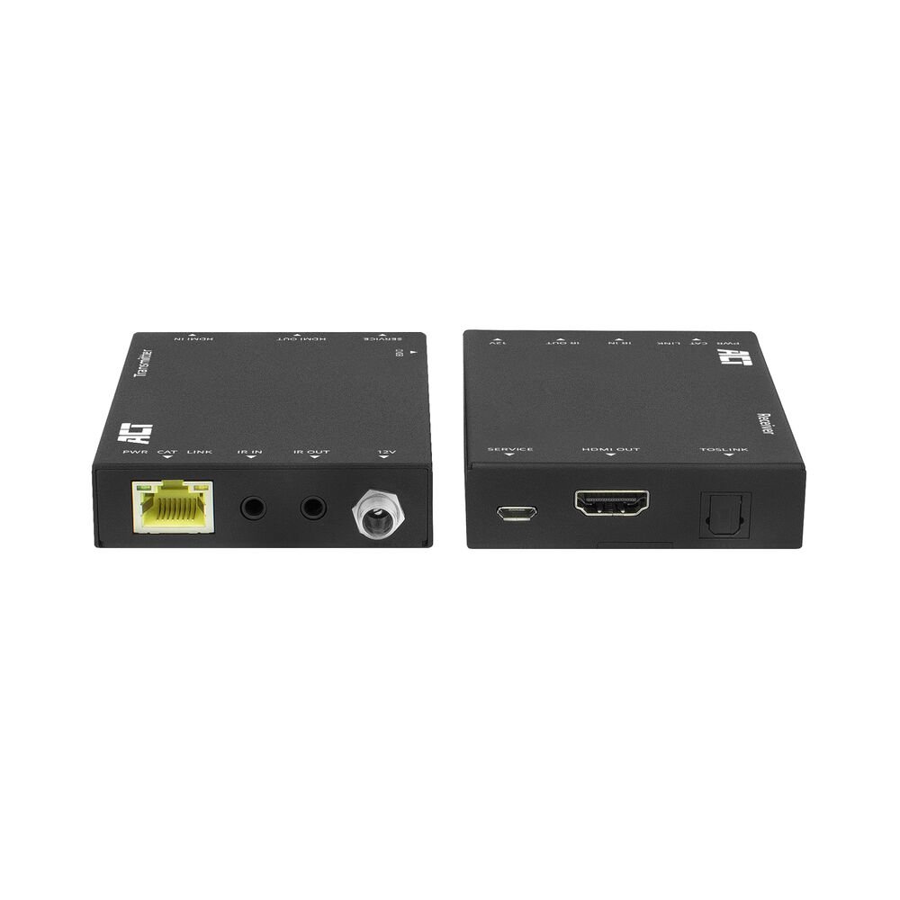 ACT AC7811 HDMI 2.0 Extender Set | 4K@60Hz | 60m over CAT6 | IR Ondersteuning 1 ACT AC7811 HDMI 2.0 Extender Set | 4K@60Hz | 60m over CAT6 | IR Ondersteuning