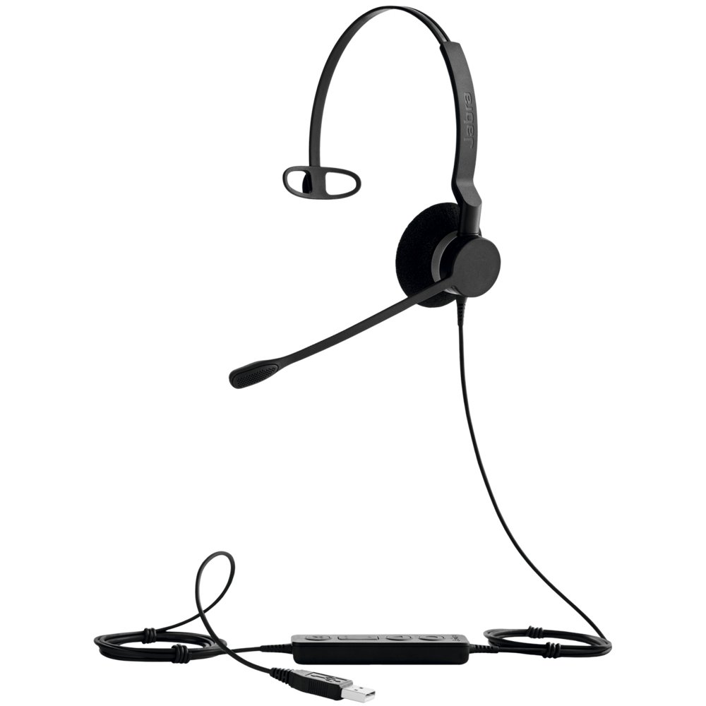 Jabra BIZ 2300 | Bedrade On-ear Headset USB-A | Microsoft Lync Mono | Zwart 4 Jabra BIZ 2300 | Bedrade On-ear Headset USB-A | Microsoft Lync Mono | Zwart - Afbeelding 4