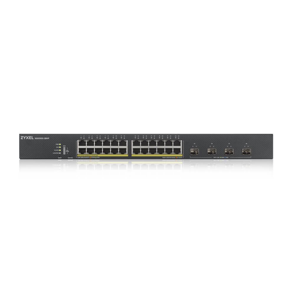 Zyxel XGS1930-28HP | Managed L3 Switch | 28 Poorten | Gigabit Ethernet (10/100/1000 Mbps) | PoE | Zwart 2 Zyxel XGS1930-28HP | Managed L3 Switch | 28 Poorten | Gigabit Ethernet (10/100/1000 Mbps) | PoE | Zwart - Afbeelding 2
