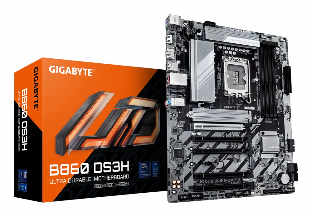 Gigabyte B860 DS3H | Socket LGA 1851 (V1) | Intel B860 | 4xDDR5 | ATX | Moederbord 1 Gigabyte B860 DS3H | Socket LGA 1851 (V1) | Intel B860 | 4xDDR5 | ATX | Moederbord