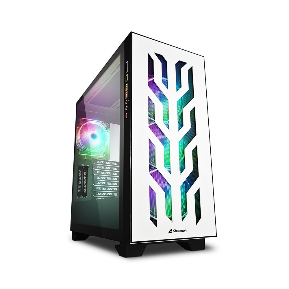 Sharkoon ELITE SHARK CA300T | Tower Behuizing | Wit 1 Sharkoon ELITE SHARK CA300T | Tower Behuizing | Wit