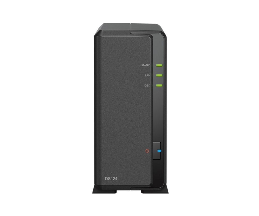 Synology DiskStation DS124 NAS | 1 Drive Bay | 1x Gigabit Ethernet | Zwart 2 Synology DiskStation DS124 NAS | 1 Drive Bay | 1x Gigabit Ethernet | Zwart - Afbeelding 2