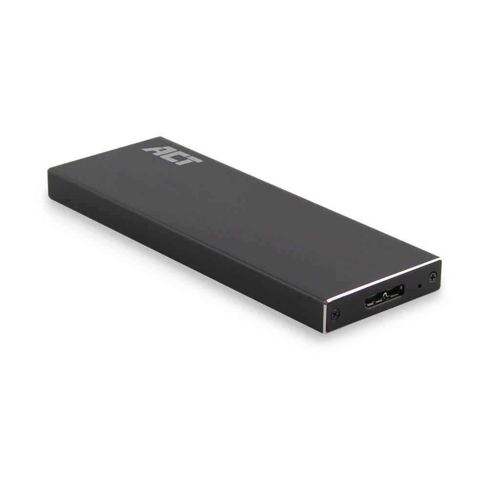 ACT AC1600 | USB 3.2 Gen1 M.2 SATA SSD Behuizing | Aluminium | 5 Gbps 2 ACT AC1600 | USB 3.2 Gen1 M.2 SATA SSD Behuizing | Aluminium | 5 Gbps - Afbeelding 2