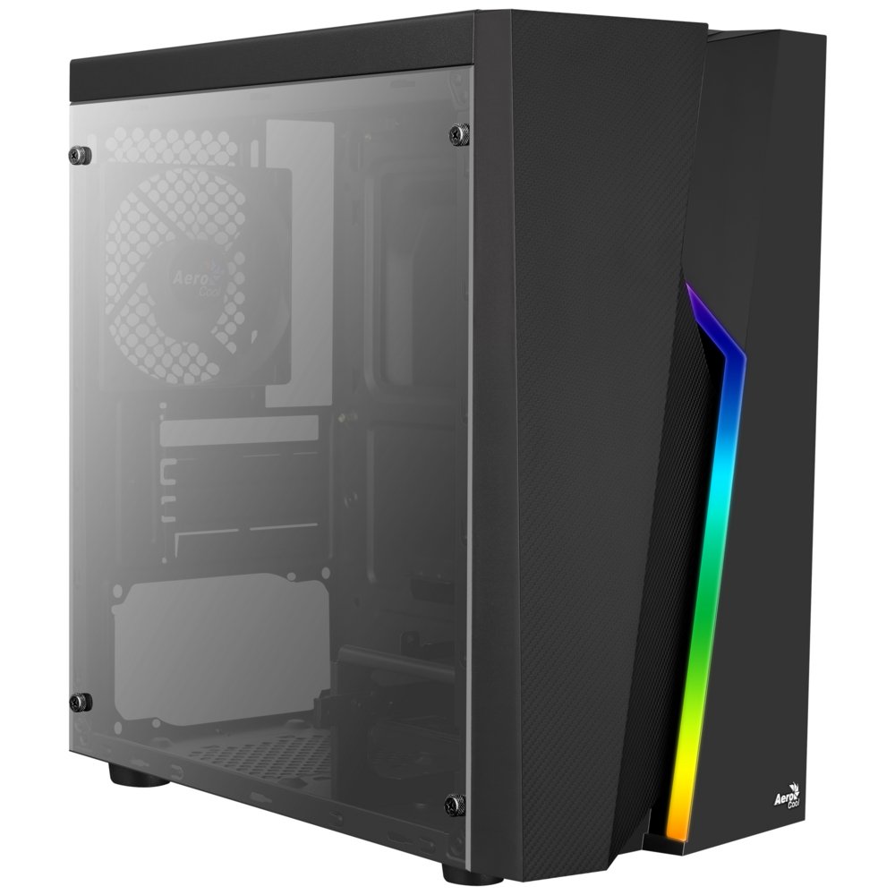 Aerocool Bolt | MicroATX/Mini-ITX Behuizing | RGB Frontpaneel | USB 3.2 & 2x USB 2.0 3 Aerocool Bolt | MicroATX/Mini-ITX Behuizing | RGB Frontpaneel | USB 3.2 & 2x USB 2.0 - Afbeelding 3
