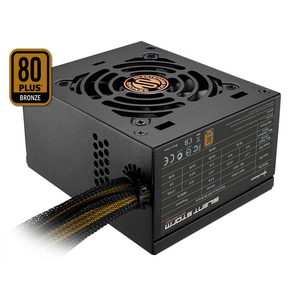 Sharkoon SilentStorm SFX Bronze | 450 Watt Bronze ATX PSU | Power Supply | Voeding 2 Sharkoon SilentStorm SFX Bronze | 450 Watt Bronze ATX PSU | Power Supply | Voeding - Afbeelding 2