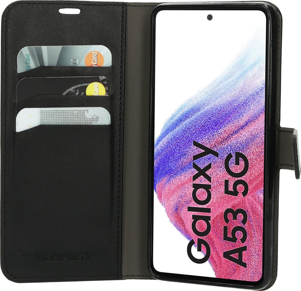 Mobiparts Classic Wallet Case Samsung Galaxy A53 (2022) Black 4 Mobiparts Classic Wallet Case Samsung Galaxy A53 (2022) Black - Afbeelding 4