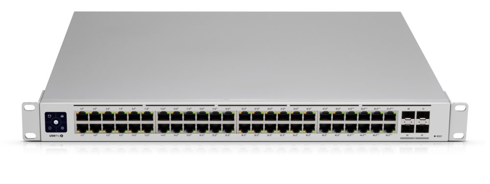 Ubiquiti UniFi USW-Pro-48-PoE Gen2 | Managed L2/L3 Switch | 48 Poorten | Gigabit Ethernet (10/100/1000 Mbps) | PoE++ | 1U Rackmount | Zilver 1 Ubiquiti UniFi USW-Pro-48-PoE Gen2 | Managed L2/L3 Switch | 48 Poorten | Gigabit Ethernet (10/100/1000 Mbps) | PoE++ | 1U Rackmount | Zilver