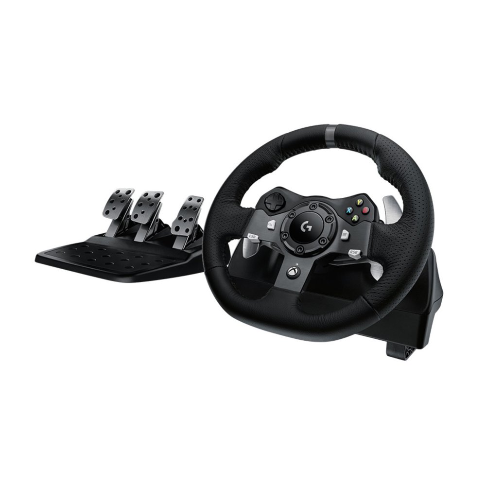 Logitech G920 Driving Force | Racestuur en pedalen | Force Feedback | 900° rotatie | USB 2.0 | Compatibel met Xbox Series X|S, Xbox One en PC | Zwart 6 Logitech G920 Driving Force | Racestuur en pedalen | Force Feedback | 900° rotatie | USB 2.0 | Compatibel met Xbox Series X|S, Xbox One en PC | Zwart - Afbeelding 6