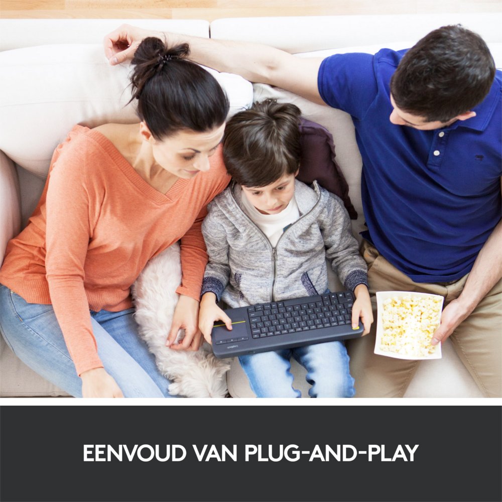 Logitech K400 | Draadloos Toetsenbord met Touchpad | QWERTY 7 Logitech K400 | Draadloos Toetsenbord met Touchpad | QWERTY - Afbeelding 7