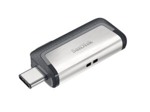 SanDisk Ultra Dual Drive USB Type-C | 128GB USB Flash Drive | USB Type-A / USB Type-C 3.2 Gen 1 (3.1 Gen 1) | tot 150 MB/s lezen | Zwart