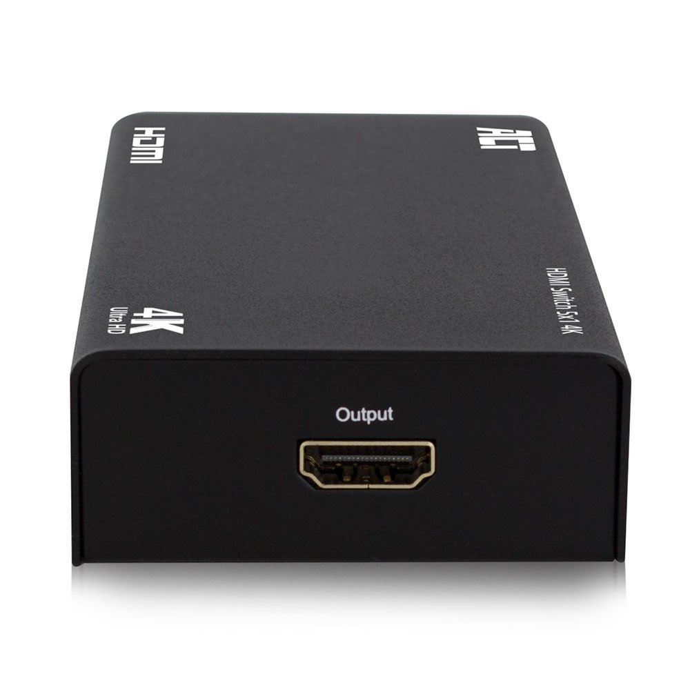 ACT AC7840 HDMI Switch | 5 Ingangen | 1 Uitgang | 4K @ 30Hz | Inclusief Afstandsbediening 7 ACT AC7840 HDMI Switch | 5 Ingangen | 1 Uitgang | 4K @ 30Hz | Inclusief Afstandsbediening - Afbeelding 7