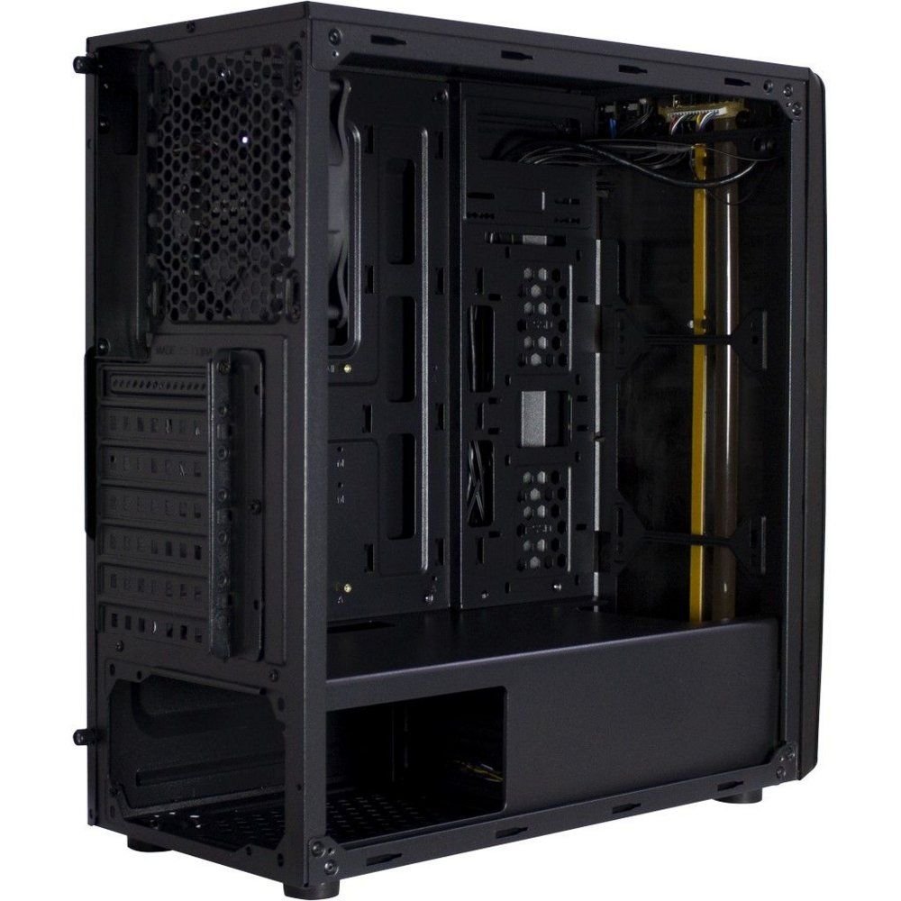 Inter-Tech Thunder Blue Light | Midi Tower Case | Zwart | RENEWED 4 Inter-Tech Thunder Blue Light | Midi Tower Case | Zwart | RENEWED - Afbeelding 4