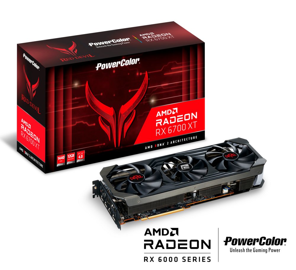 PowerColor Red Devil Radeon RX 6700XT | 12GB GDDR6 VRAM | Videokaart | GPU | AMD 8 PowerColor Red Devil Radeon RX 6700XT | 12GB GDDR6 VRAM | Videokaart | GPU | AMD - Afbeelding 8
