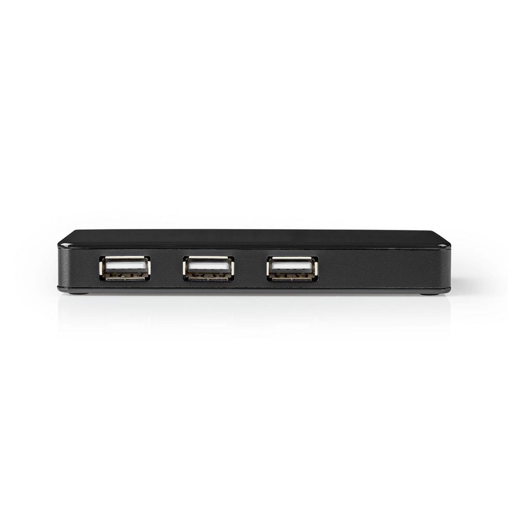 Nedis UHUBU2730BK | Interface Hub USB 2.0 | 7 poorten | Inclusief Adapter | Zwart 3 Nedis UHUBU2730BK | Interface Hub USB 2.0 | 7 poorten | Inclusief Adapter | Zwart - Afbeelding 3