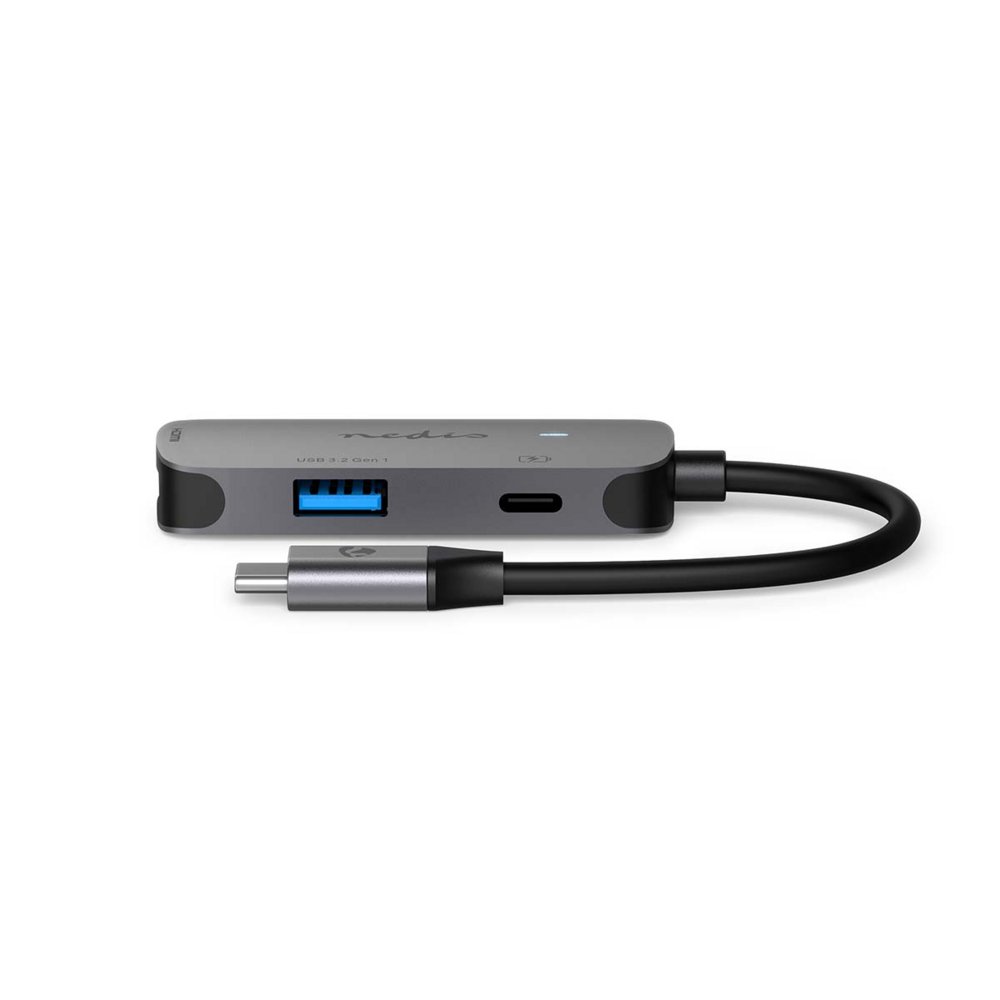 Nedis CCGB64230GY01 | Interface Hub USB 3.2 Gen 1 (3.1 Gen 1) | 1× USB-A + 1× USB-C + 1× HDMI | 5 Gbps | Grijs 2 Nedis CCGB64230GY01 | Interface Hub USB 3.2 Gen 1 (3.1 Gen 1) | 1× USB-A + 1× USB-C + 1× HDMI | 5 Gbps | Grijs - Afbeelding 2