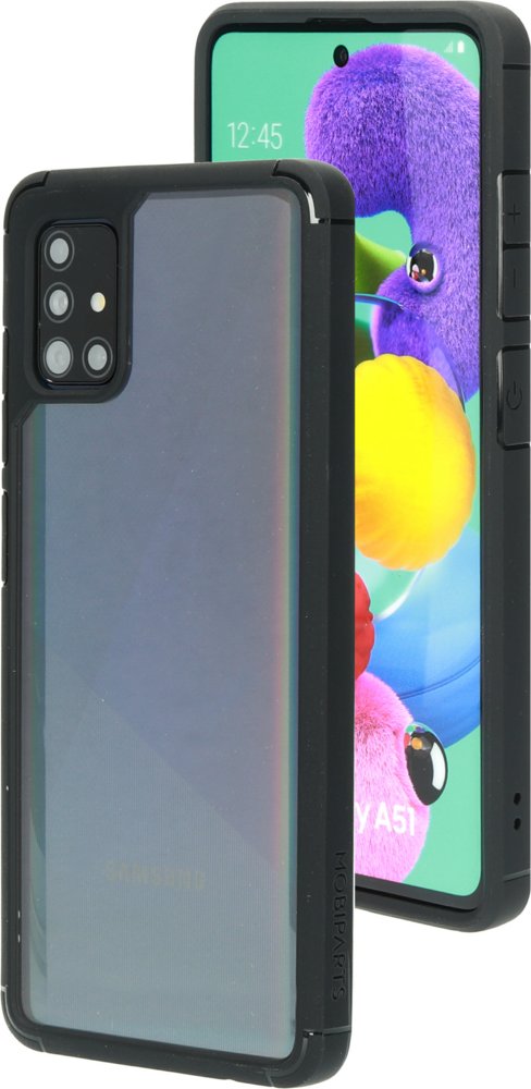 Mobiparts Rugged Clear Case | Samsung Galaxy A51 (2020) | Black 1 Mobiparts Rugged Clear Case | Samsung Galaxy A51 (2020) | Black