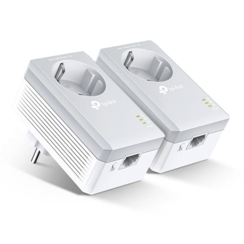 TP-Link TL-PA4010P KIT V5 | Powerline Adapter Set | 600 Mbps | Fast Ethernet | Met Stopcontact | Wit | HomePlug AV 2 TP-Link TL-PA4010P KIT V5 | Powerline Adapter Set | 600 Mbps | Fast Ethernet | Met Stopcontact | Wit | HomePlug AV - Afbeelding 2