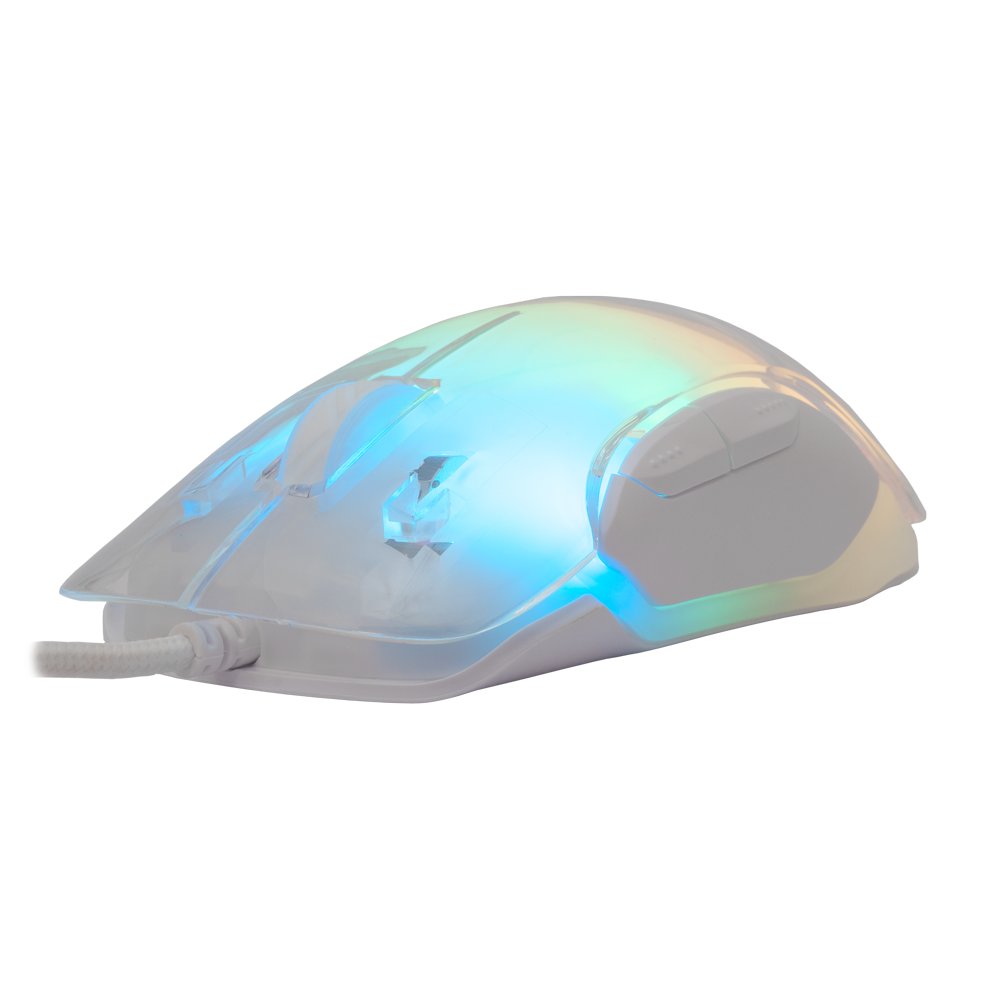 White Shark Mordred-W | Gaming Muis | 825 Chipset | RGB Verlichting | 12.800 DPI | Wit 1 White Shark Mordred-W | Gaming Muis | 825 Chipset | RGB Verlichting | 12.800 DPI | Wit