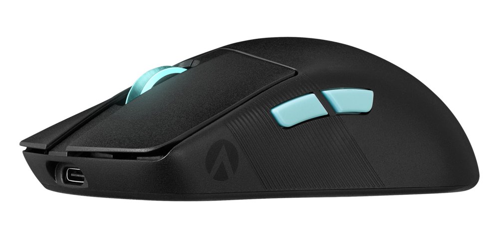 ASUS ROG Harpe Ace Aim Lab Edition | Draadloze Muis | Links- en Rechtshandig | RF + Bluetooth + USB-A | 36000 DPI | Zwart 5 ASUS ROG Harpe Ace Aim Lab Edition | Draadloze Muis | Links- en Rechtshandig | RF + Bluetooth + USB-A | 36000 DPI | Zwart - Afbeelding 5