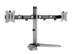 White Shark TUTANKHAMUN | Monitor-bureaustand | Tot 32" | Max 9kg | VESA 100x100 | 2 Monitoren