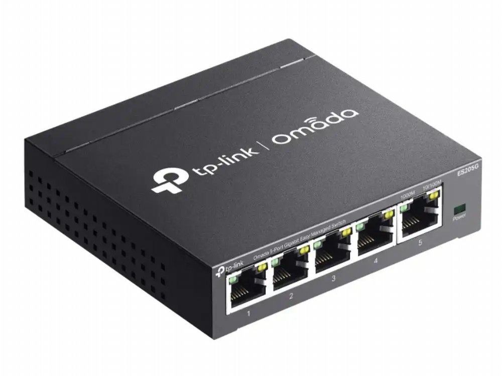 TP-Link Omada ES205G | 5-poorts Gigabit Managed Switch | Cloudbeheer via Omada App 1 TP-Link Omada ES205G | 5-poorts Gigabit Managed Switch | Cloudbeheer via Omada App