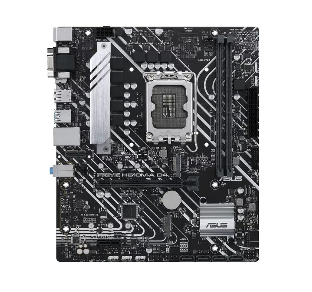 ASUS PRIME H610M-A D4-CSM | Socket LGA 1700 | Intel H610 | 2xDDR4 | Micro-ATX | Moederbord 1 ASUS PRIME H610M-A D4-CSM | Socket LGA 1700 | Intel H610 | 2xDDR4 | Micro-ATX | Moederbord