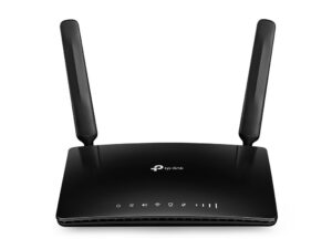 TP-Link Archer MR400 | Draadloze Dual-band Router (2.4 GHz / 5 GHz) | 4G LTE Modem | AC1200 (tot 300 + 867 Mbit/s) | Zwart