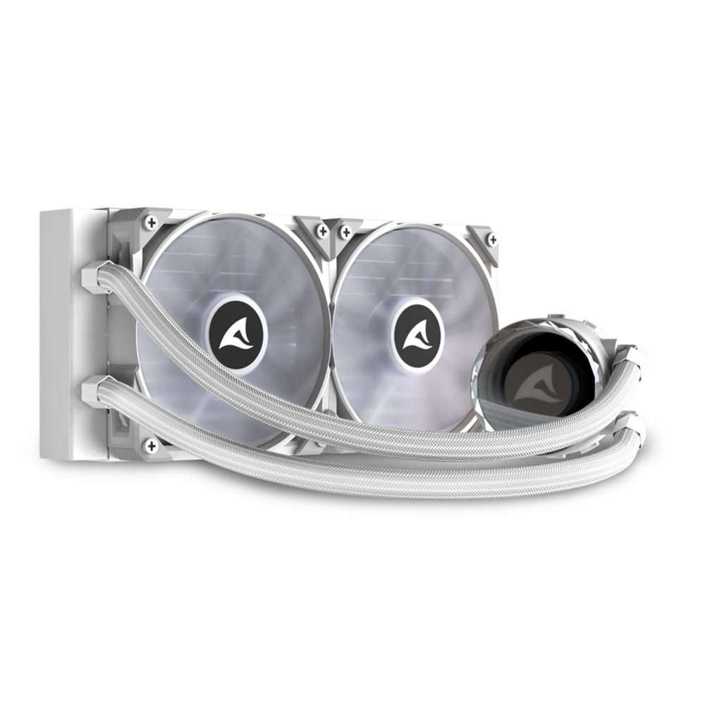 Sharkoon S80 RGB 240mm | White Edition | All-in-One CPU Waterkoeler 4 Sharkoon S80 RGB 240mm | White Edition | All-in-One CPU Waterkoeler - Afbeelding 4