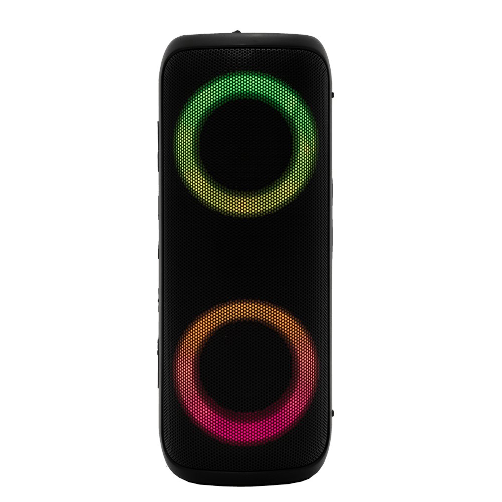 White Shark GBT-876 MADAL | Draagbare Bluetooth Speaker | 2×10W RMS | 4000mAh Accu | RGB 2 White Shark GBT-876 MADAL | Draagbare Bluetooth Speaker | 2×10W RMS | 4000mAh Accu | RGB - Afbeelding 2
