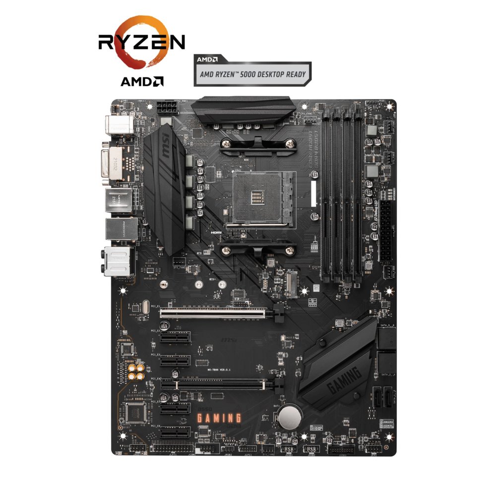 MSI B550 GAMING GEN3 | Socket AM4 | Intel B550 | 4xDDR4 | ATX | Moederbord 2 MSI B550 GAMING GEN3 | Socket AM4 | Intel B550 | 4xDDR4 | ATX | Moederbord - Afbeelding 2