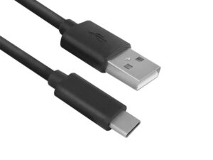 ACT AC7350 | USB 2.0 Kabel | USB-C naar USB-A | 1m | Zwart