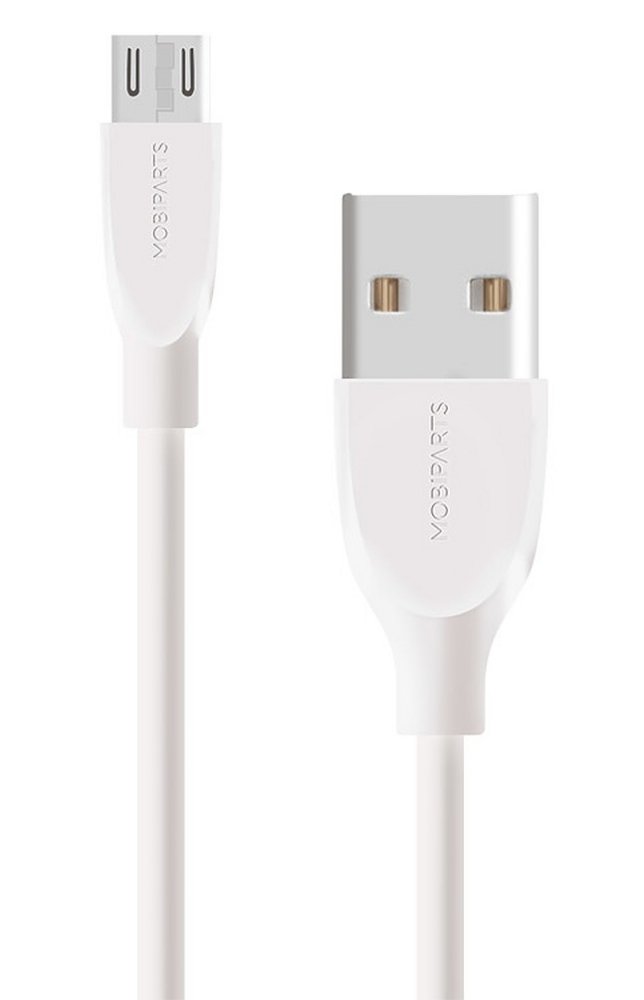 Mobiparts Micro USB naar USB | 2A | 2m | Wit 1 Mobiparts Micro USB naar USB | 2A | 2m | Wit