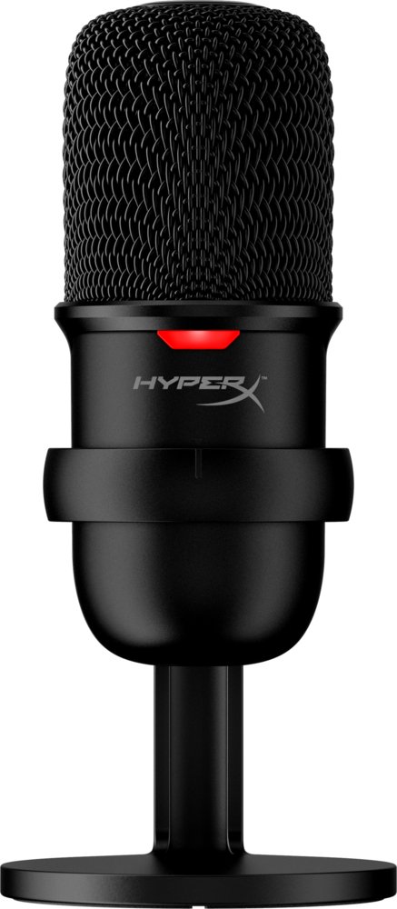 HyperX SoloCast | USB Condensator Gaming Microfoon | 24-bit/96kHz | Tap-to-Mute | Cardioïde | Zwart 1 HyperX SoloCast | USB Condensator Gaming Microfoon | 24-bit/96kHz | Tap-to-Mute | Cardioïde | Zwart