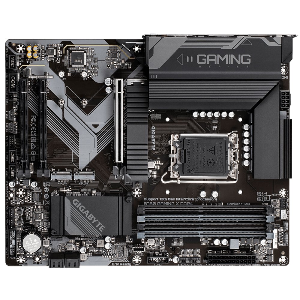 Gigabyte B760 GAMING X DDR4 | Socket LGA 1700 | Intel B760 | 4xDDR4 | ATX | Moederbord 5 Gigabyte B760 GAMING X DDR4 | Socket LGA 1700 | Intel B760 | 4xDDR4 | ATX | Moederbord - Afbeelding 5