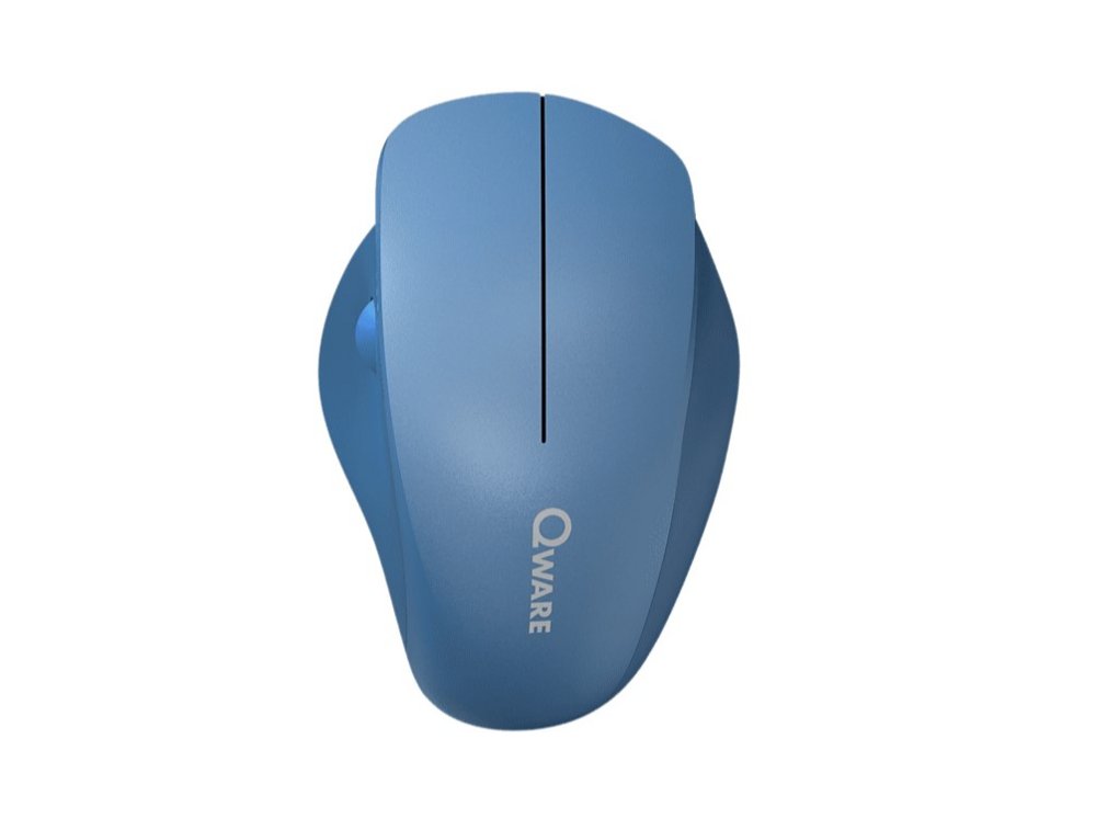 Qware Luton | Draadloze Muis | Rechtshandig | RF | 1600 DPI | Blauw 1 Qware Luton | Draadloze Muis | Rechtshandig | RF | 1600 DPI | Blauw