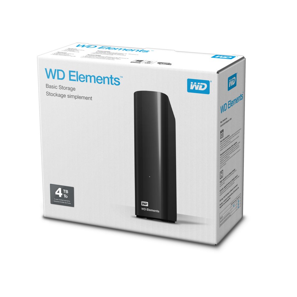 WD Elements Externe Harde Schijf | 4TB | USB 3.2 | Zwart 8 WD Elements Externe Harde Schijf | 4TB | USB 3.2 | Zwart - Afbeelding 8