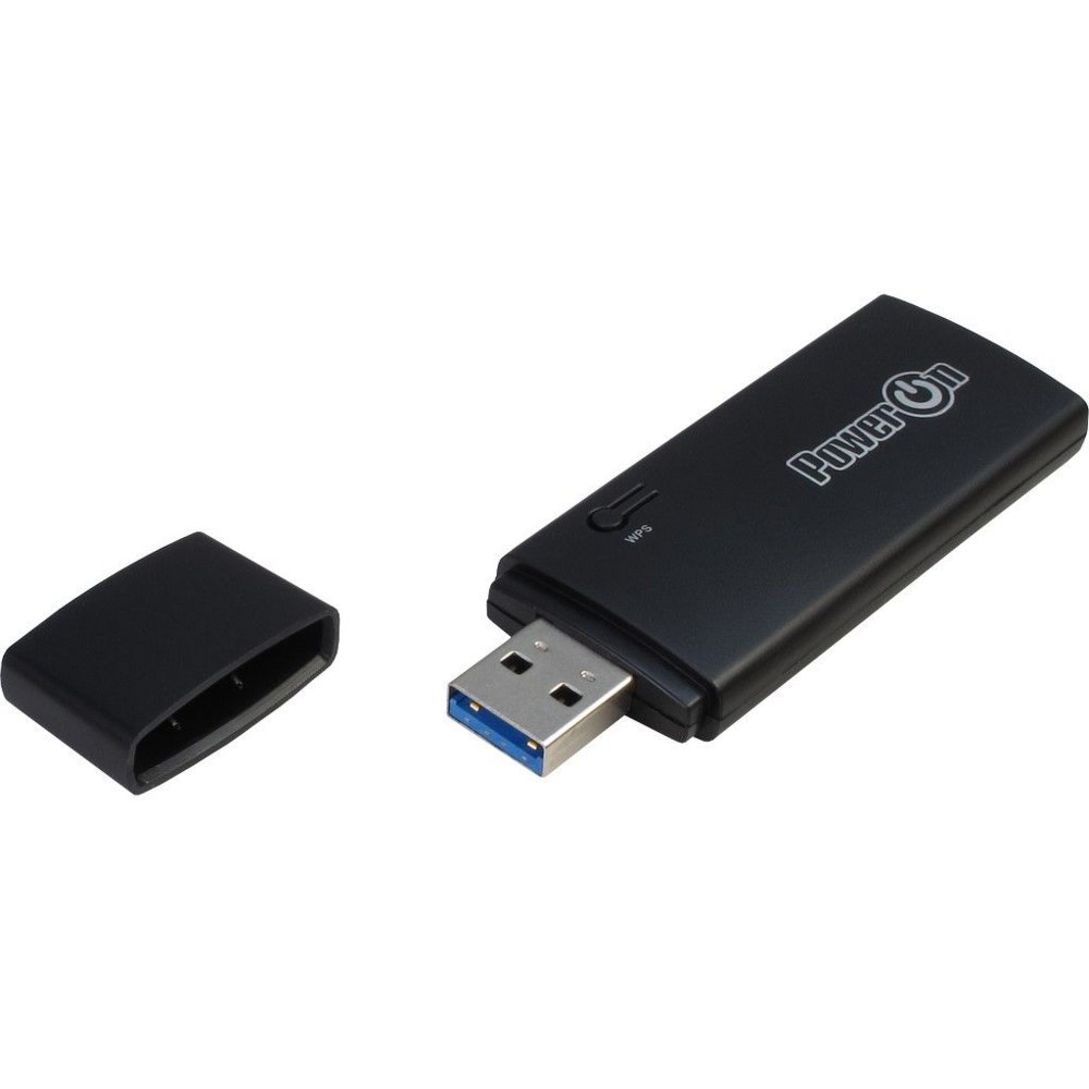 Inter-Tech DMG-20 | Wi-Fi 5 USB Adapter | 867 Mbps | Dual-band (2,4 GHz / 5 GHz) | USB 3.0 | Zwart 2 4 GHz / 5 GHz) | USB 3.0 | Zwart