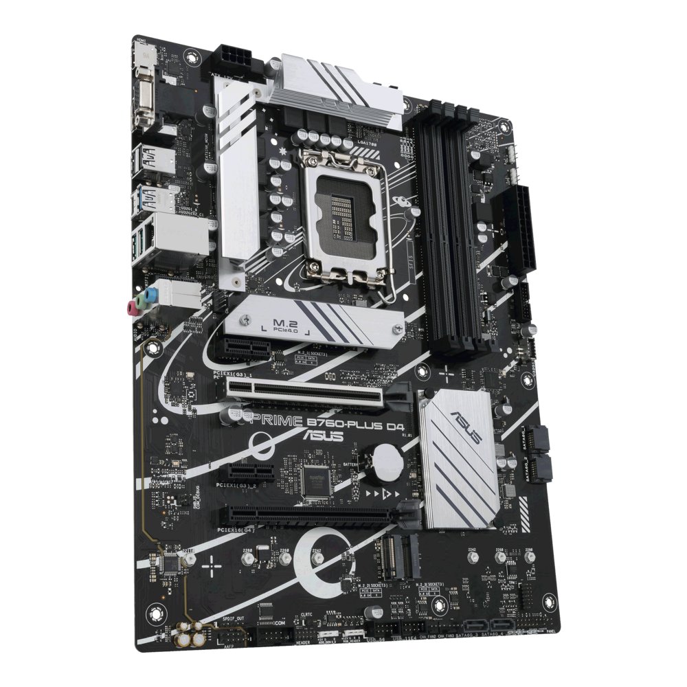 ASUS PRIME B760-PLUS D4 | Socket LGA 1700 | Intel B760 | 4xDDR4 | ATX | Moederbord 3 ASUS PRIME B760-PLUS D4 | Socket LGA 1700 | Intel B760 | 4xDDR4 | ATX | Moederbord - Afbeelding 3